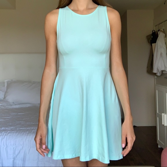 Talula by Aritzia Turquoise Dress - Picture 1 of 7
